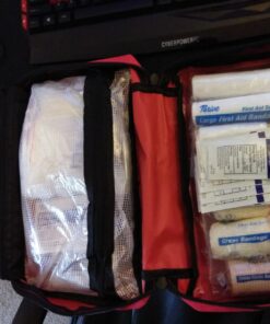 First Aid Kit – 291 Pieces of First Aid Supplies | Hospital Grade Medical Supplies for Emergency and Survival Situations | Ideal for Car, Trucks, Camping, Hiking, Travel, Office, Sports, Pets, Hunting, Home 291 Piece - Bag 51 71aXH0aIEHL