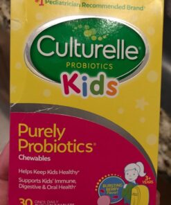 Culturelle Kids Chewable Daily Probiotic for Kids, Ages 3+, 30 Count, #1 Pediatrician-Recommended Brand, Natural Berry Flavored Daily Probiotics for Digestive Health, Oral Care & Immune Support 1 Month Supply 34 71aXJeEQLLL
