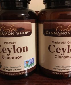 Organic Ceylon Cinnamon (100% Certified) Supplement, 90 Capsules by Ceylon Cinnamon Shop 13 71aXbXPE1iL