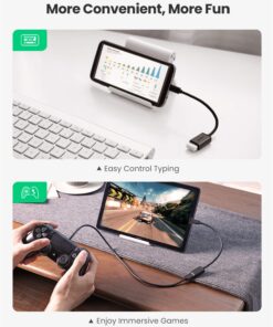 UGREEN Micro USB to USB Micro USB 2.0 OTG Cable 2 Pack On The Go Adapter Micro USB Male to USB Female for Samsung Phone S7 S6 Edge S4 S3 LG G4 DJI Spark Mavic Remote Controller Android Tablets Black 21 71aZILRL0L