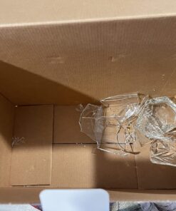 Luminarc Brighton 16-Piece Assorted Glass Tumbler Set Clear Standard Packaging 22 71aa45guahL