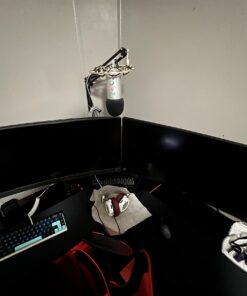 WALI TV Wall Mount Articulating LCD Monitor Full Motion 15 inch Extension Arm Tilt Swivel for Most 13 to 32 inch LED TV Flat Panel Screen with Mounting Holes up to 100x100mm (1330LM), Black 56 71aavqv6AcL