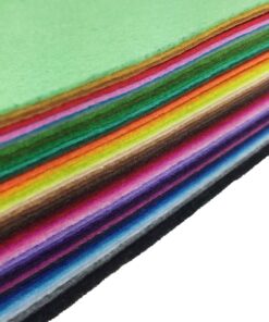 Alternative view of flic-flac 42pcs 8 x 12 inches (20cm*30cm) 42 Colors for Choice A4 Felt Fabric Sheet Assorted Color Felt Pack DIY Craft Patchwork 20*30cm