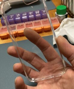 Luvvitt Clear View Case with Hybrid Scratch Resistant Back Cover and Shock Absorbing Bumper for Apple iPhone 7 (2016) iPhone 8 (2017) and iPhone SE (2020) - Clear 24 71abK38P9DL