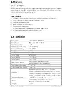 Inkbird Digital Pre-Wired Outlet Dual Stage Humidity Controller IHC-200 for Mushroom Ventilator Fan Crawl Space Curing Meat Grow Room Tent Humidifier Dehumidifier. 47 71abUhnm1rL