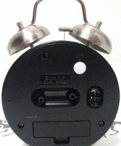 Sharp SPC800 Quartz Analog Twin Bell Alarm Clock (Silver) 26 71acbsdhWJL