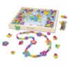 Melissa & Doug Created by Me! Bead Bouquet Deluxe Wooden Bead Set With 220+ Beads for Jewelry-Making, for 4+ years, Multicolor, 9½ 11 71ad9r1G0nL