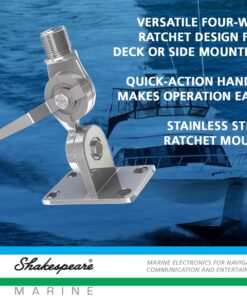 Shakespeare 4187 SS Ratchet Mount 10 71adPWuBxL