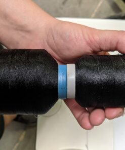 Mandala Crafts Tex 70 Bonded Nylon Thread for Sewing - 1500 YDs T70 Heavy Duty Black Nylon Thread Size 69 210 D Upholstery Thread for Leather Jeans Weaving 22 71adTV1dKBL