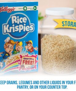 1 Gallon Glass Kombucha Jar - Home Brewing and Fermenting Kit with Cheesecloth Filter, Rubber Band and Plastic Lid - By Kitchentoolz 16 71adaJy mmL