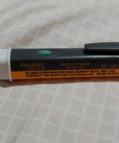 Fluke 1AC-A1-II VoltAlert Non-Contact Voltage Tester, Pocket-Sized, Voltage Detection Range 90 V to 1000 V AC, Audible Beeper, Silent Mode, Includes Batteries And 2 Year Warranty, CAT IV Rating 30 71af39FwEnL