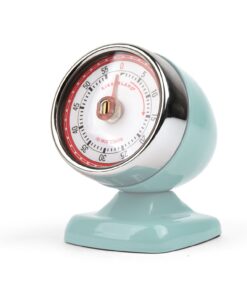 Kikkerland Vintage Streamline Kitchen Timer, Blue 5 71affAJuhcL