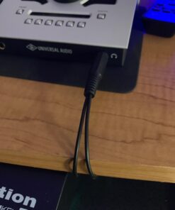 Disino 1/4 Splitter, 1/4" TRS Stereo Male to Dual 1/4" TRS Stereo Female Y Splitter Cable Quarter Inch Splitter Cord - 8 Inch / 20cm 23 71agND0easL