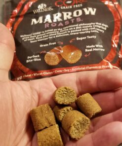 Wellness CORE Healthy Joints Crunchy Dog Treats (Previously Marrow Roasts), Natural Grain-Free Treats, Made with Real Meat, No Artificial Flavors (Beef, 8-Ounce Bag) 51 71agWDjkmEL