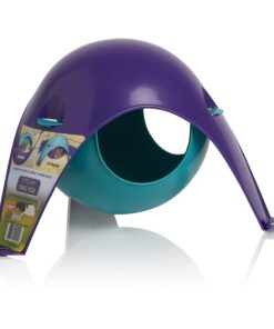 Lixit Critter Space Pod Hideaway Home for Guinea Pigs, Rats, Mice, Hamsters, Gerbils and Other Small Animals (Assorted, Large) Assorted 35 71aiUtoRvRL