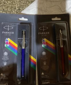 Parker Jotter 3 Colours - 1 Black + 1 Blue + 1 Red Ballpoint Pen 24 71aj5Ta2rL