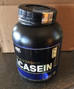 Optimum Nutrition Gold Standard 100% Micellar Casein Protein Powder, Slow Digesting, Helps Keep You Full, Overnight Muscle Recovery, Chocolate Supreme, 4 Pound (Packaging May Vary) 25 Servings (Pack of 1) 32 71aj9kjEiyL