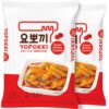 Yopokki Instant Tteokbokki Pack (Sweet Mild Spicy, Pack of 2) Korean Street food with sweet and moderately spicy sauce Topokki Rice Cake - Quick & Easy to Prepare Sweet&Mild Spicy