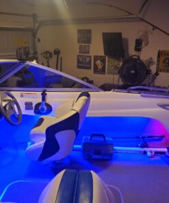 PryEU Blue (465-475nm) LED Strip Lights 12V Waterproof for Auto Car Truck Boat Motorcycle Interior Lighting 12'' 30CM 2835 SMD UL Listed Pack of 4 27 71ajt2If9sL