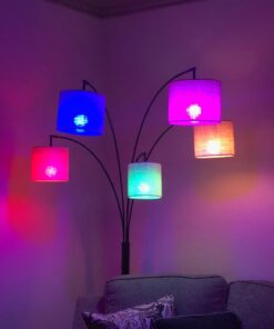 Kobra LED Color Changing Light Bulb with Remote Control (4-Pack) - 16 Different Color Choices Smooth, Fade, Flash or Strobe Mode - Smart Remote Lightbulb - RGB & Multi Colored 4 Count (Pack of 1) 17 71akJqmXbdL