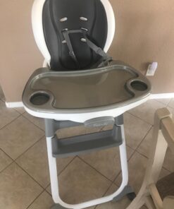 Ingenuity SmartClean Trio Elite 3-in-1 Convertible Baby High Chair, Toddler Chair, and Dining Booster Seat, For Ages 6 Months and Up, Unisex - Slate Trio Elite Slate 47 71akigJr4IL
