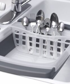 Progressive International Prepworks Collapsible Over-The-Sink Dish Drainer 22 71aknmGyJTL