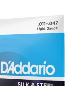 D'Addario Silk & Steel Acoustic Guitar Strings - EJ40-6 String - Warm, Mellow Tone - Light, 11-47 6-String 13 71am5Rf1w9L
