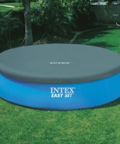Intex 18ft X 48in Easy Set Pool Set with Filter Pump, Ladder, Ground Cloth & Pool Cover 18 ft x 48 in 30 71amOWlDKoL