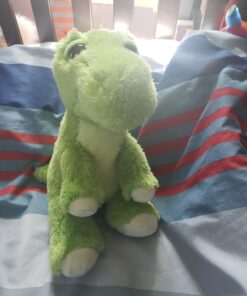 Aurora® Enchanting Dreamy Eyes™ T-rex Stuffed Animal - Captivating Gaze - Whimsical Charm - Green 10 Inches 17 71aq6LnC5oL