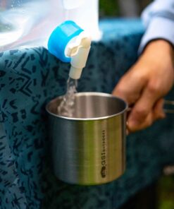 GSI Outdoors Glacier Stainless Steel Bottle Cup I Lightweight Cup or Pot for Travel, Camping and Backpacking - 24 oz Large (Pack of 1) 28 71aqEPpY0BL