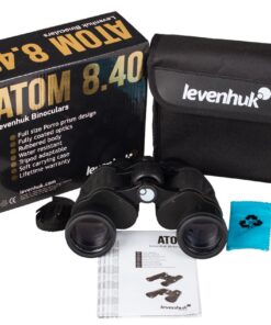 Levenhuk Atom 8x40 Ultra-Compact Binoculars with Fully Coated BK-7 Glass Optics for True-to-Life Images in Natural Colors 9 71arlMFG3BL