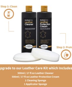 Furniture Clinic Leather Cleaner | Leather Furniture Cleaner | Cleaning Solution to Restore Leather Couches, Chairs, Shoes, Boots, Bags, Car Interiors & Seats | Removes Dirt & Grime 8.5oz/250ml 8.50 Fl Oz (Pack of 1) 24 71artT6E2GL 1