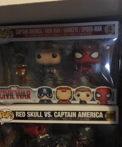Funko POP Marvel: Civil War Hawkeye Spiderman, Iron Man & Captain America Keychain 32 71as1PvQFL