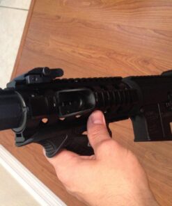 Green Blob Outdoors Rapid Transition Front and Rear Iron Sights Low Profile Fold Down Fits Picatinny 1913 Pattern Rails 10 71atEM6D5L