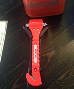 HOKENA LED Road Flares 9 Piece Set, Emergency Lights Complete Car Safety Kit, Roadside Warning Flare Beacon Disc for Vehicle & Boat with Magnetic Base, with Batteries, Seatbelt Cutter & Window Breaker 3 Flares 46 71au2FRfr2L