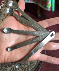 New Star Foodservice 42924 Stainless Steel Measuring Spoons Set, Mini (Mini Spoons) 5-Piece Set 35 71auQCPUIqL