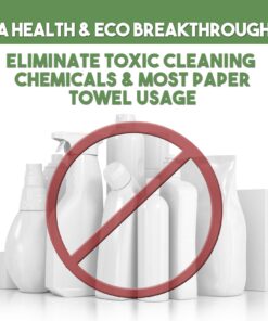 Nano Towels Cleaning Cloths - Cleans with Only Water - Wipes Away Dust, Spills & Grime Instantly Without Chemicals Paper Or Microfiber Supplies. Kitchen, Bathroom, Glass 14x14” 4-Pack Green 31 71auqs4Sj1L