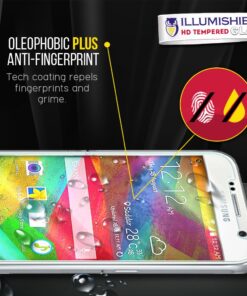 ILLUMISHIELD Glass Screen Protector Compatible with Motorola Moto G4 Plus (2-Pack) Anti-Scrach, Case Friendly and No-Bubble Clear Tempered Glass 11 71avlhXiHWL