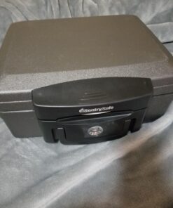 Sentry Safe Safe Box, Fireproof Waterproof, Lock Box, Black, Exterior: 14.3 in W x 13 in D x 6.1 in H 38 71awlM3FjFL