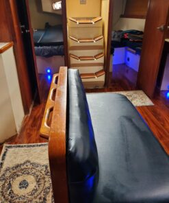 Partsam 4Pcs 3" Inch Round Chrome Marine Boat Lights Blue LED Transom Mount Stern Anchor Navigation Lights IP67 Waterproof, Boat LED Stern Lights, Night Fishing Lights,Deck Lights, 12V, Surface Mount 30 71ax3dc7DnL