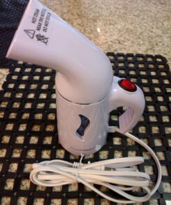 Pure Enrichment® PureSteam™ Portable Handheld Garment Steamer - Ideal for Home or Travel, Fast Heating, Removes Wrinkles on Clothes and Fabric, Auto Shut-Off Safety Feature (White) White 40 71ax5lHX5BL
