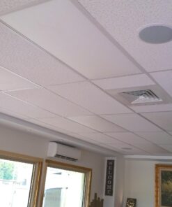 Polk Audio RC80i 2-way Premium In-Ceiling 8" Round Speakers, Set of 2 Perfect for Damp and Humid Indoor/Outdoor Placement - Bath, Kitchen, Covered Porches (White, Paintable-Grille) RC80i, 8 Inch 51 71axX DcfHL