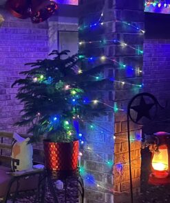 Bebrant LED Rope Lights Battery Operated String Lights-40Ft 120 LEDs 8 Modes Outdoor Waterproof Fairy Lights Dimmable/Timer with Remote for Camping Party Garden Holiday Decoration Multi-Colored 1 Pack 27 71axs1V3pNL