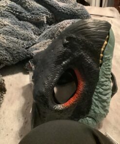 Mattel Jurassic World Dominion Therizinosaurus Dinosaur Mask with Opening Jaw, Costume and Role-Play Slasher Dino Mask 37 71ayfa0Yr1L 1