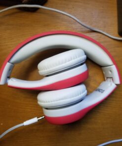 NENOS Children Kids Children's Volume Limited Headphones for Kids Foldable (Pink) Pink 31 71ayzpExBPL