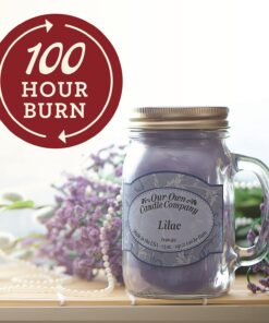Lavender Chamomile Scented 13 Ounce Mason Jar Candle by Our Own Candle Company 1 13 71azYNSnL