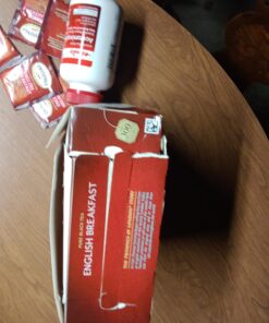 Twinings English Breakfast Black Tea, 100 Individually Wrapped Tea Bags, Smooth, Flavourful, Robust, Caffeinated 100 Count (Pack of 1) 30 71b 7eAiX3L