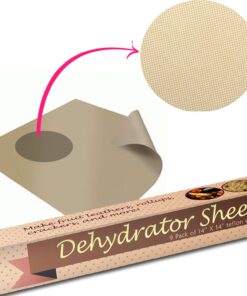 Chuzy Chef Set of 9 Dehydrator Sheets - Baking Mat Teflon Dehydrator Sheet - 14'' X 14'' Food Dehydrator Tray Liners Non Stick Sheets Baking Mat Food Dryer Sheet For Excalibur 12 71b00hjzhL