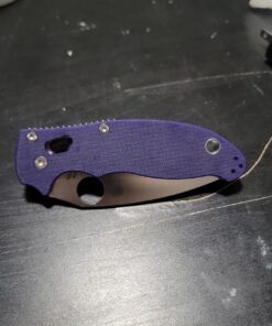 Spyderco Manix 2 Signature Knife with 3.37" CPM S110V Steel Blade and Durable Dark Blue G-10 Handle - PlainEdge - C101GPDBL2 33 71b17LWgjL