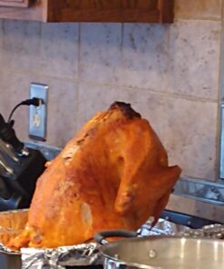 Sittin' Chicken & Turkey Ceramic Beer Can Roaster & Steamer Combo Pack- Easily Infuse flavors Into Your Meat- Wide Ceramic Base for Oven Or Grill Use- Great Meal Prep Accessories for BBQing & Grilling 31 71b2g0CtisL